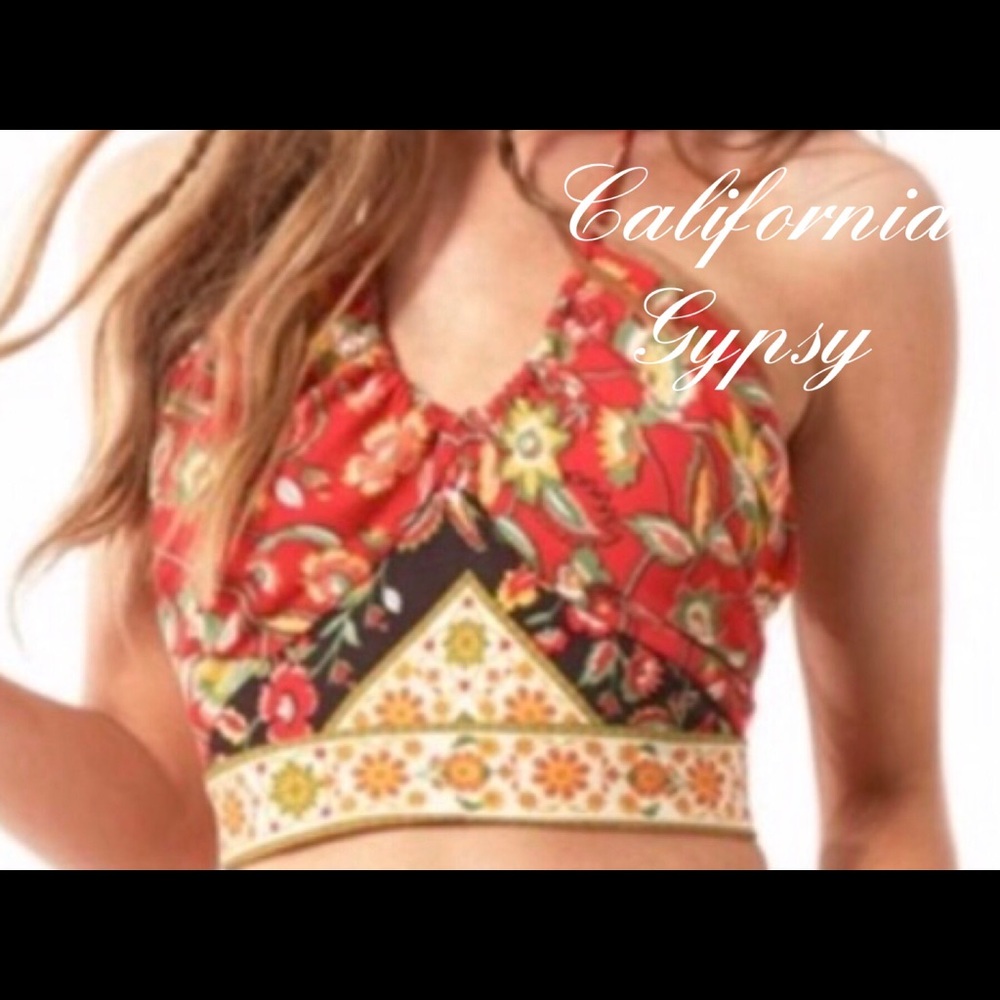 Bohemian gypsy festival halter top🌈 - Picture 3 of 8